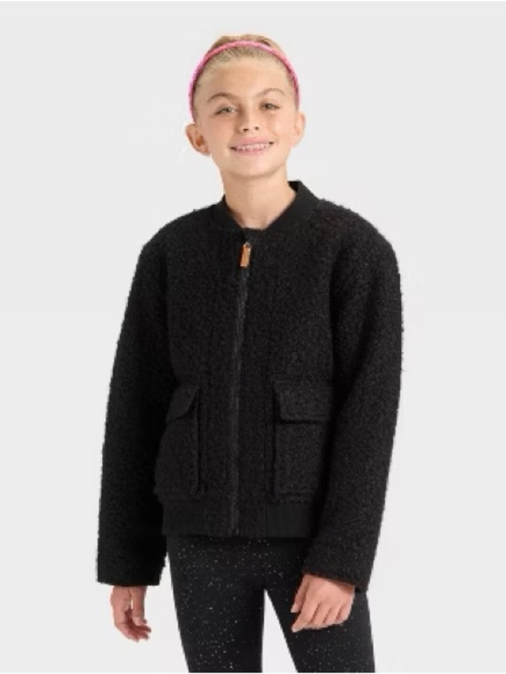 Cat & Jack Faux Fur Aviator Jacket